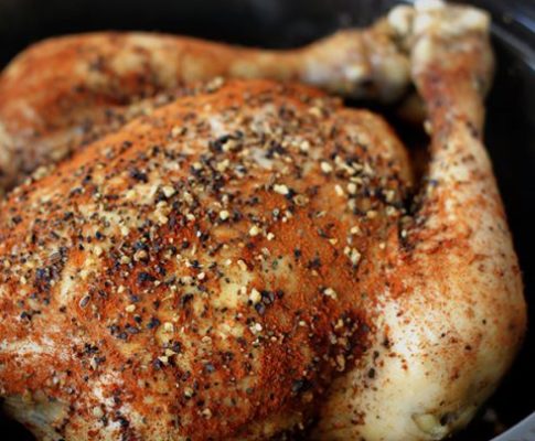 Slow Cooker Whole Chicken