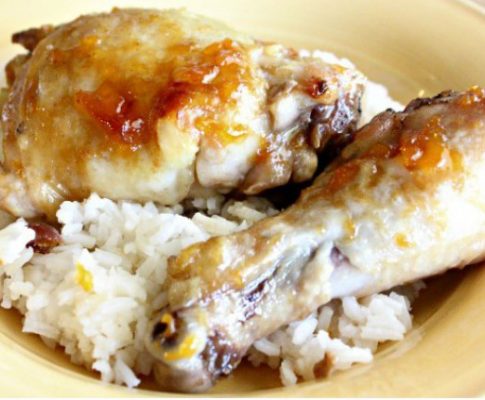 Apricot Chicken Drumsticks – Slow Cooked
