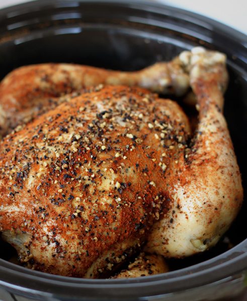 Slow Cooker Whole Chicken