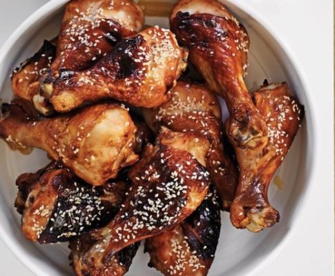 Sticky Sesame Chicken Drumsticks