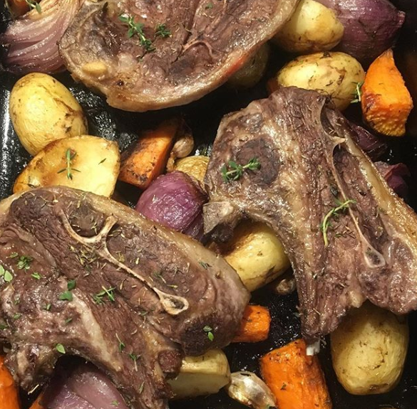 Baked Lamb Chops