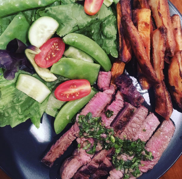 Seared Rump Steaks