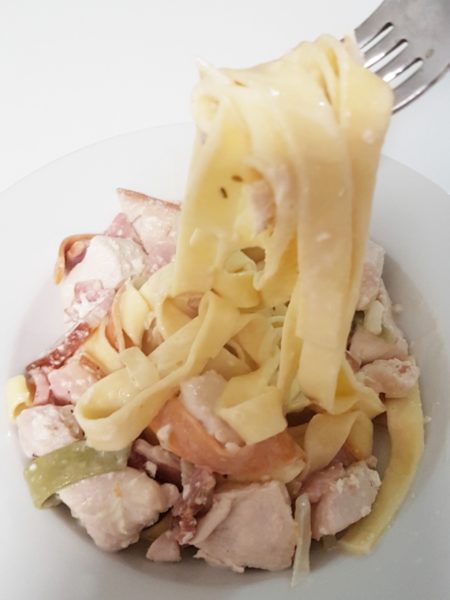 Creamy Chicken Fettuccine
