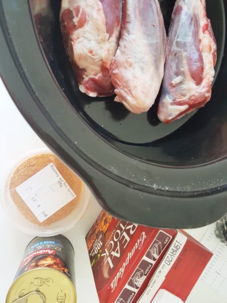 Lamb Shanks with Sweet Potato Mash