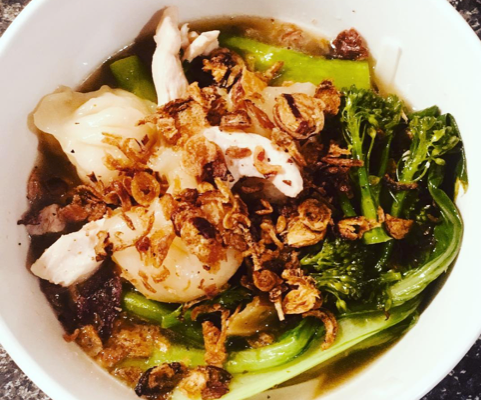 Chicken, Shitake and Dumpling Soup